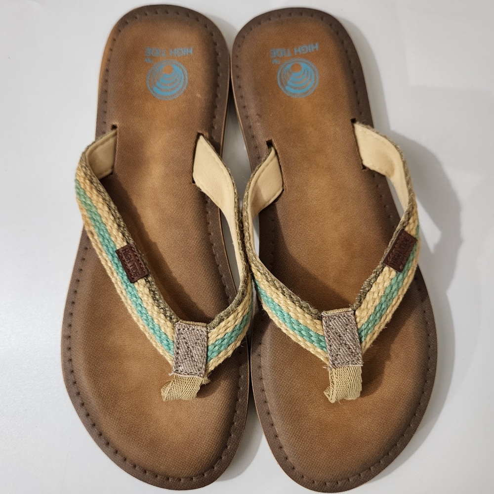 New High Tide Flip Flop Slides Sandals Size 6